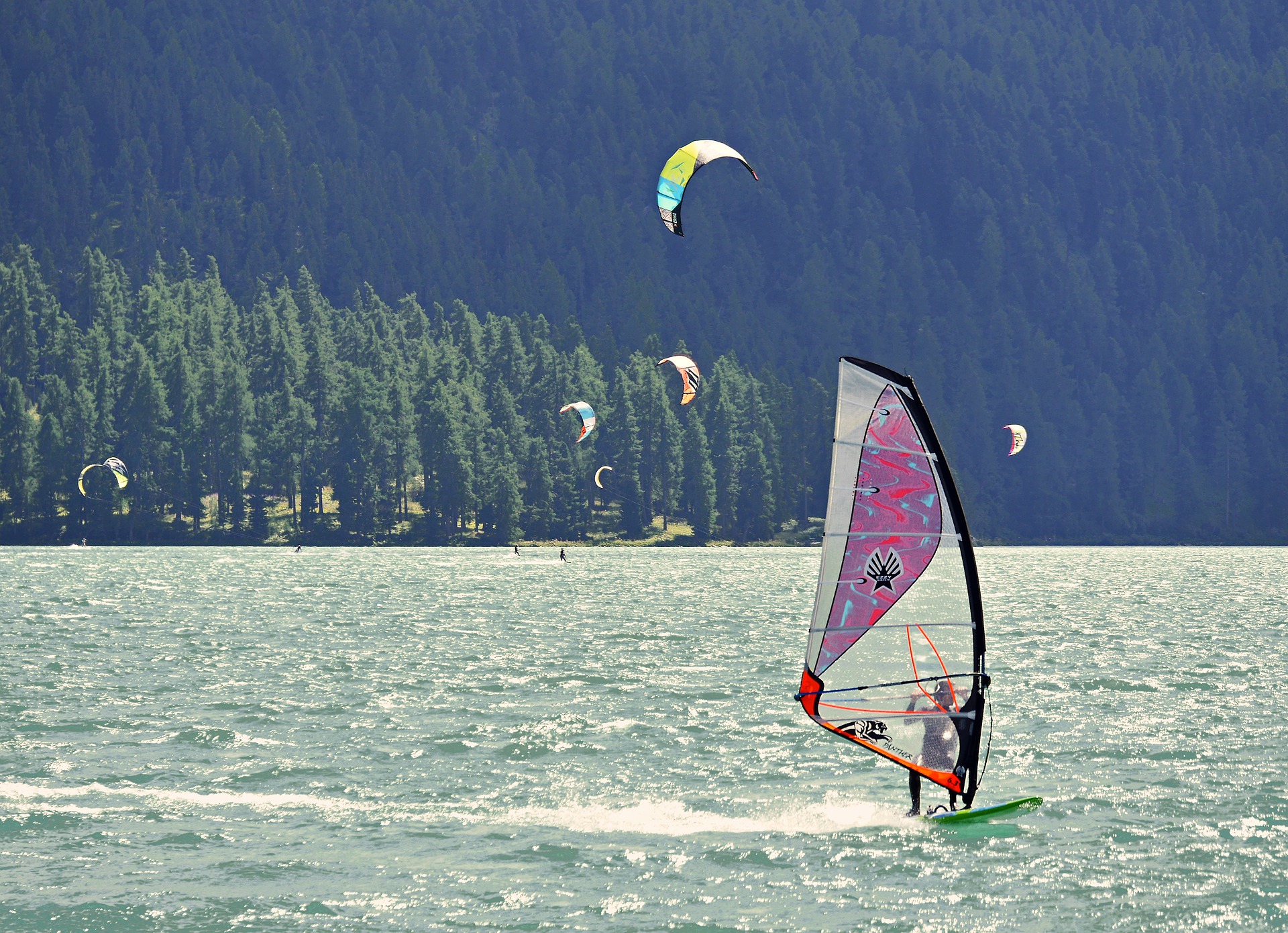 kitesurf Lake como