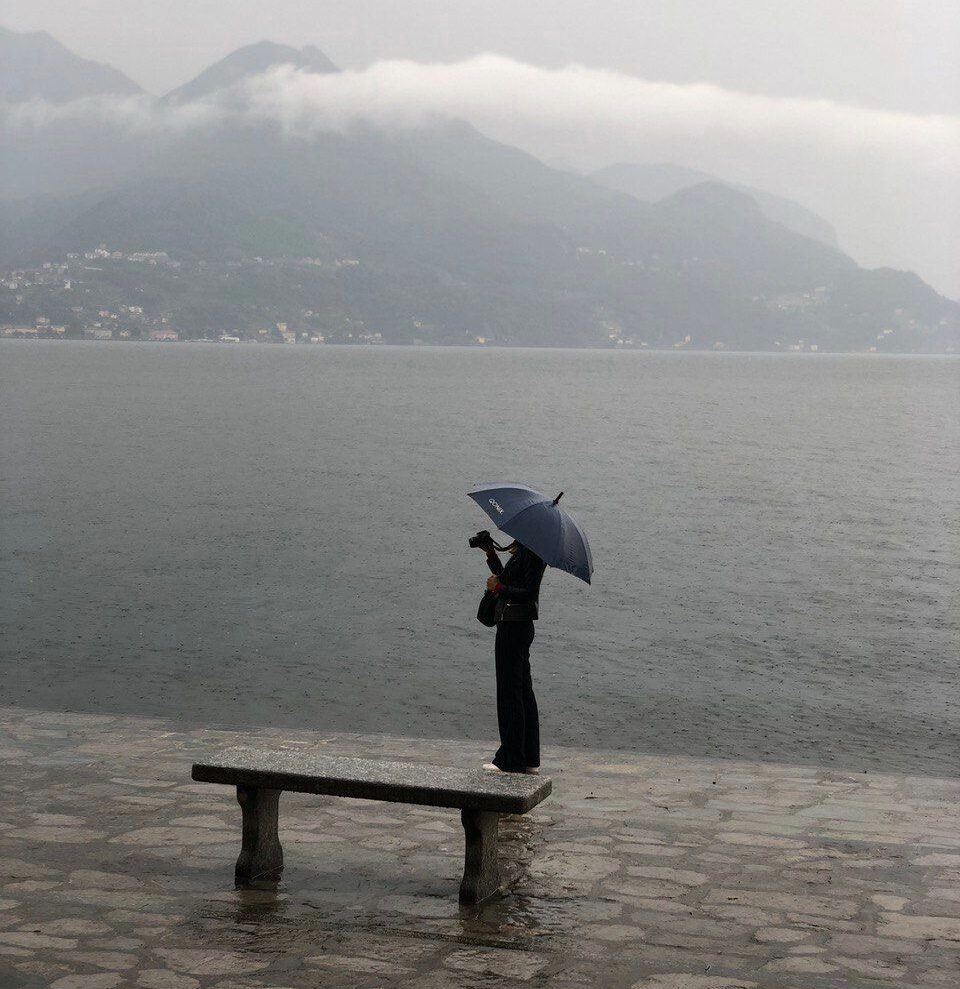 Rainy day on Lake Como